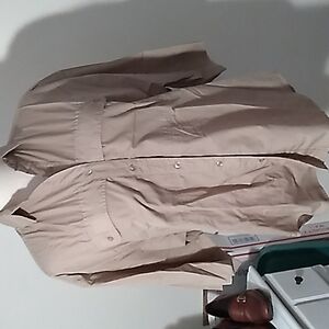 Vintage Grand Designs large tan outdoors button casual fishing